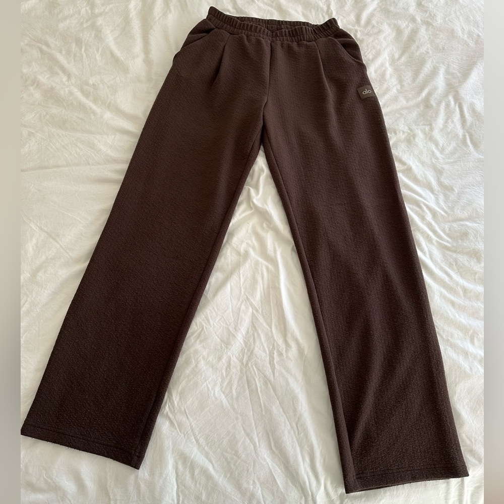 ALO Yoga High-Waist Tailored Straight Leg Sweatpants